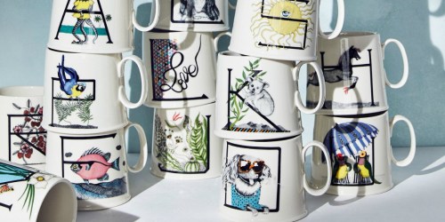 Anthropologie Alphabet Monogram Mugs Only $5 Shipped