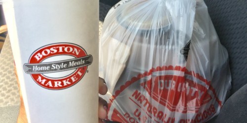 $7 Off $15 Boston Market Order = TWO Half Rotisserie Chicken Meals Just $10.98 & More