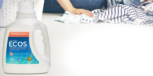Two ECOS Laundry Detergent 100 oz Bottles Only $5 Each (Ships w/ $25 Amazon Order)