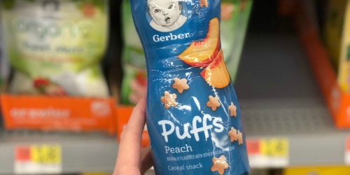 Amazon: Gerber Puffs OR Lil Crunchies 6-Packs Only $7.64 Shipped (Just $1.27 Each)