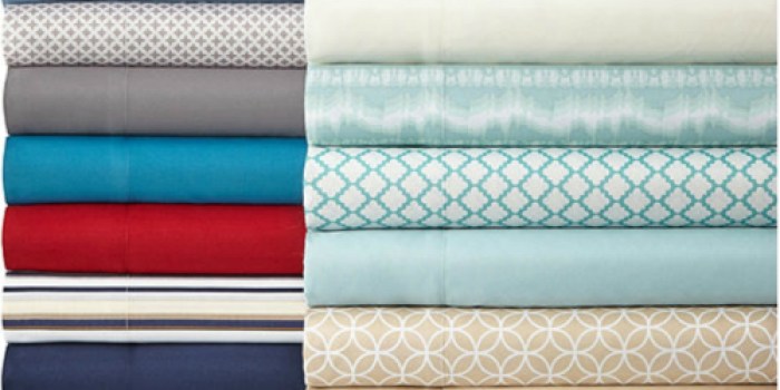 Home Expressions Microfiber Sheet Sets as Low as $5.59 at JCPenney.com (Regularly up to $60)