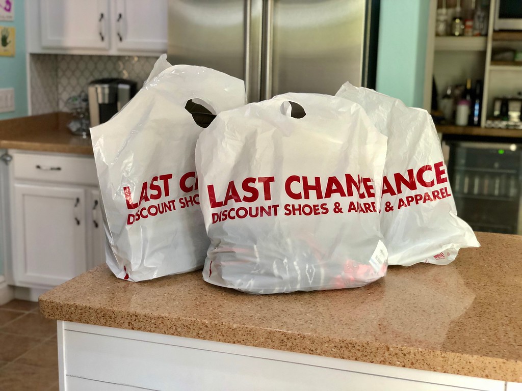  nordstroms last-chance store deals, tips, and tricks – Last Chance bags on a counter