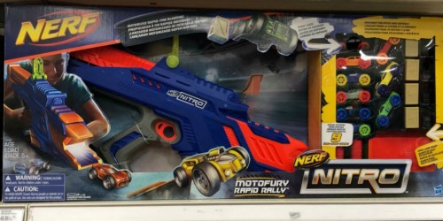 NERF Nitro MotoFury Rapid Rally Set Just $24.97 at Walmart.com (Regularly $50) – Includes 9 Cars