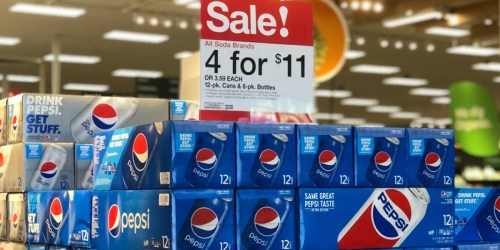 Pepsi Brands 12-Pack Cans Only $2.20 Each at Target (Just Use Your Phone)