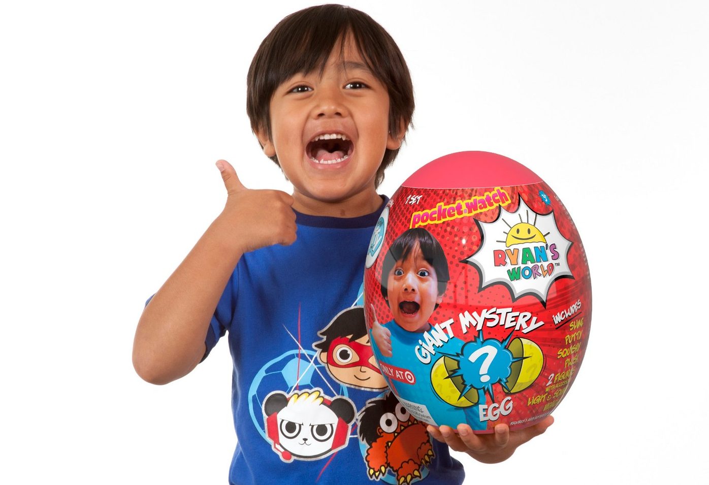 Ryan's World toys like this Giant Egg just hit retail stores like Target