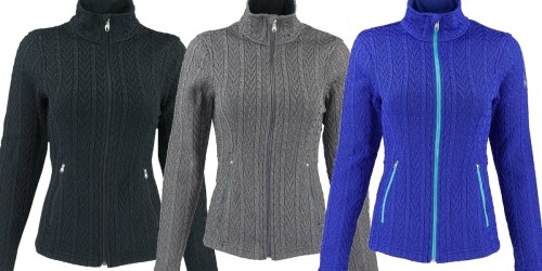 Spyder Women’s Cable Sweater Jacket Only $34 Shipped (Regularly $159)