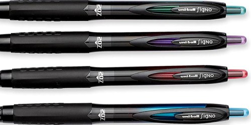 Uni-Ball Retractable Gel Pens 4-Count Only $2 (Regularly $8+)