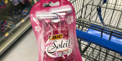 BIC Simply Soleil Razors ONLY 27¢ at Walmart