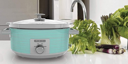 Amazon: BLACK+DECKER 7-Quart Slow Cooker Wave Only $26.99 Shipped (Regularly $45+)