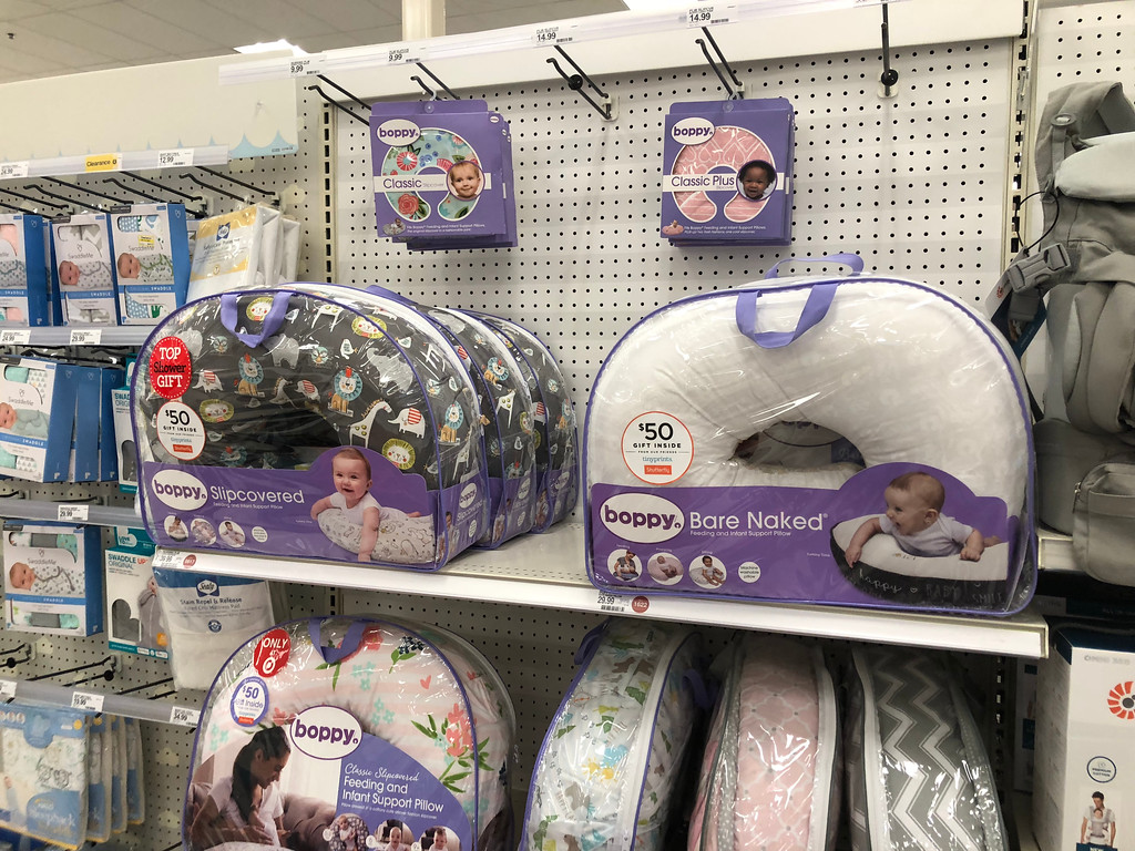 baby registry must-have items include this U-Shaped Boppy