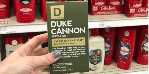 40% Off Duke Cannon Men’s Bar Soap at Target