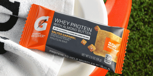 Amazon: Gatorade Whey Protein w/ Almond Butter Bars 12-Pack Only $7.97 Shipped (Just 66¢ Per Bar)