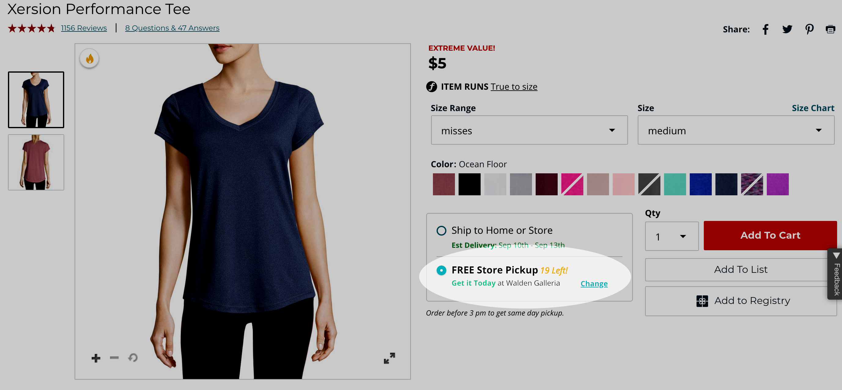 The best ways to shop and save with these jcpenney shopping tips — ship to store option on product page