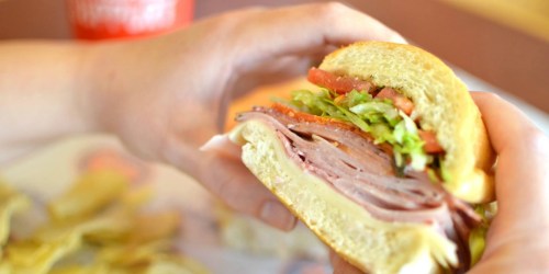 WOW! Score $25 Off Your $12+ Order from Jersey Mike’s (5-6 PM Only)