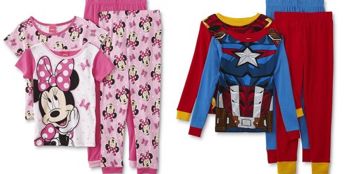 Kids 4-Piece Pajama Sets Only $7.97 on Sears.com (Regularly up to $42)