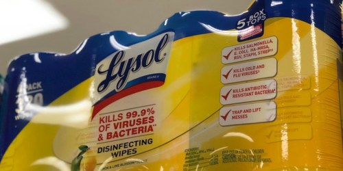 Amazon: 320 Lysol Disinfecting Wipes as Low as $9.36 Shipped (Just $2 Per Canister)
