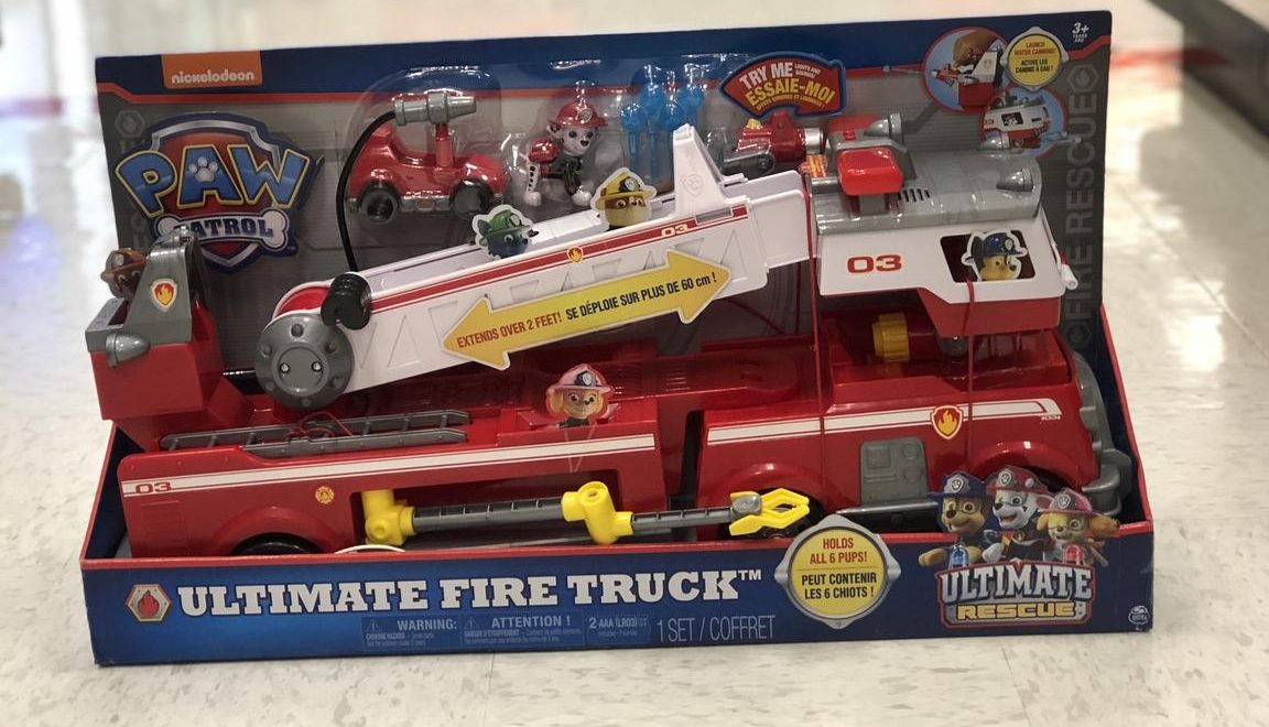 Top 2018 Christmas Toys for Amazon - Paw Patrol Ultimate Fire Truck Toy