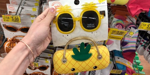 Character Sunglasses w/ Case Only $3 at Walmart