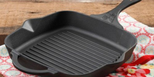 The Pioneer Woman Cast Iron Square Grill Pan Only $14.88 on Walmart.com (Regularly $25)