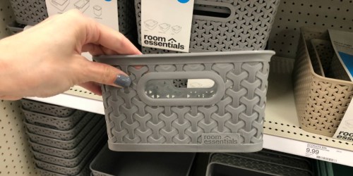 Room Essentials Weave Storage Bins as Low as $1.50 at Target (In-Store & Online)