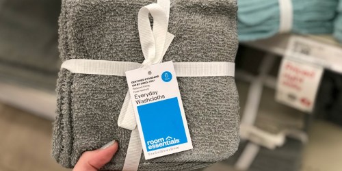 Room Essentials Soft Terry Washcloths 6-Pack Just $2.09 at Target.com (Only 35¢ Each)