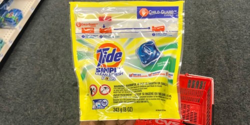 Tide Simply Clean & Fresh Pods Only 94¢ at CVS (Regularly $7) + More