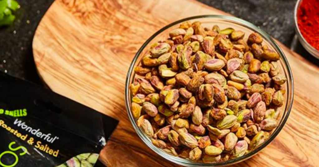 bowl of pistachios