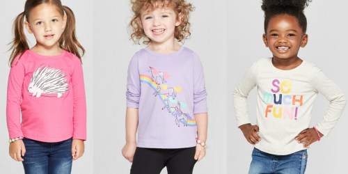 Cat & Jack Graphic Tees as Low as $4.40 at Target (In-Store & Online)