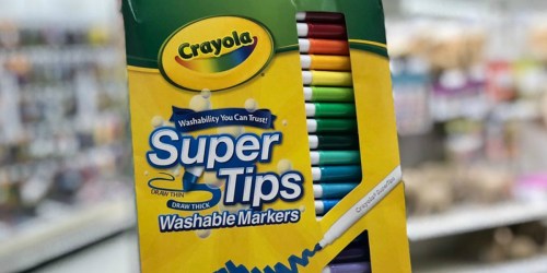 Crayola 20-Count Washable Markers Only $2.60 Shipped & More