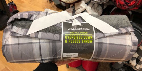 Eddie Bauer Oversized Down Throw Blanket Just $49.99 (Regularly $129)