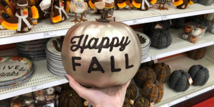 Buy 2 & Get 1 Free Decorative Pumpkins at Target