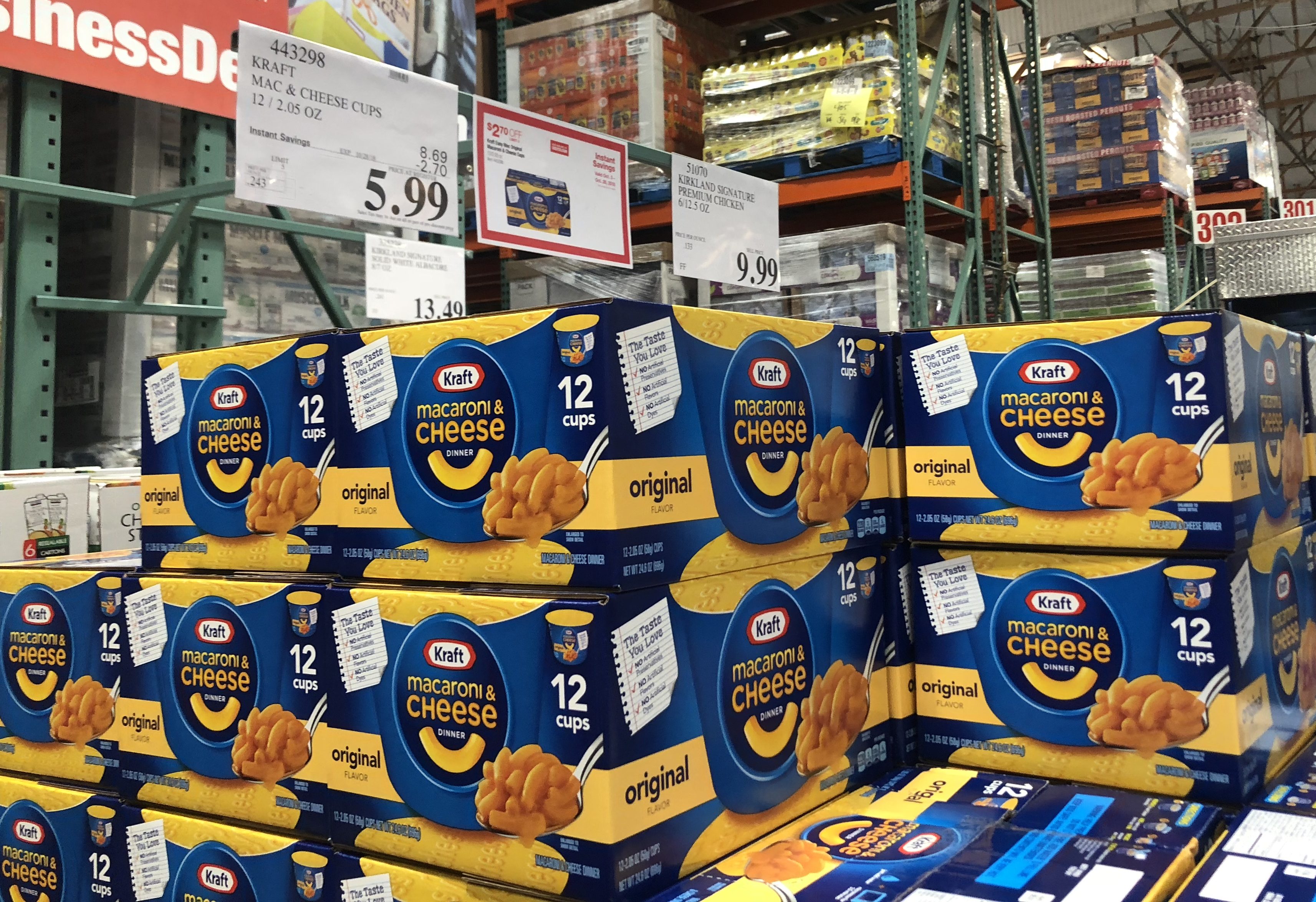 Costco deals October 2018 – Kraft mac and cheese cups Costco