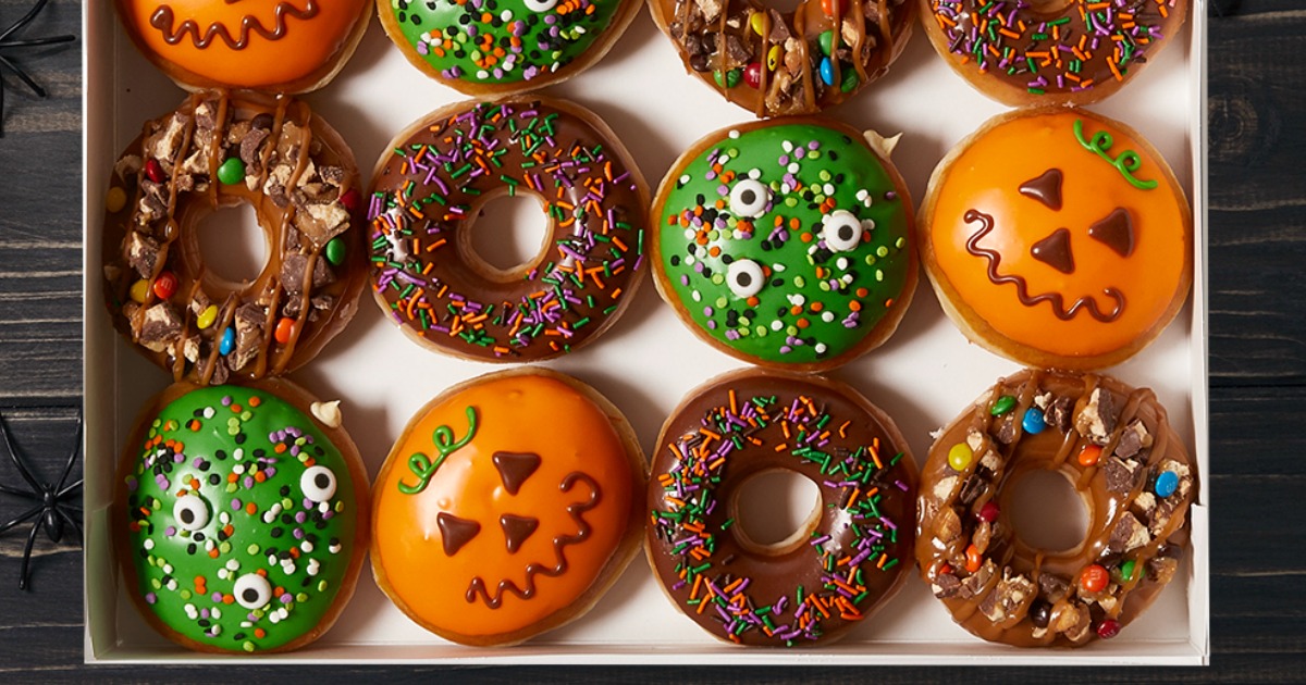 Halloween freebies and deals – Krispy Kreme Trick Or Treat donuts