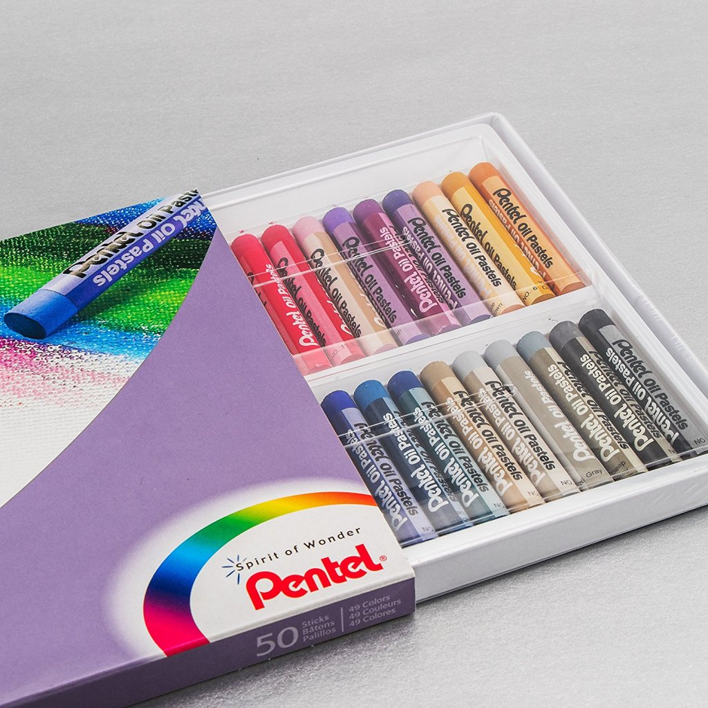 pentel oil pastels in box
