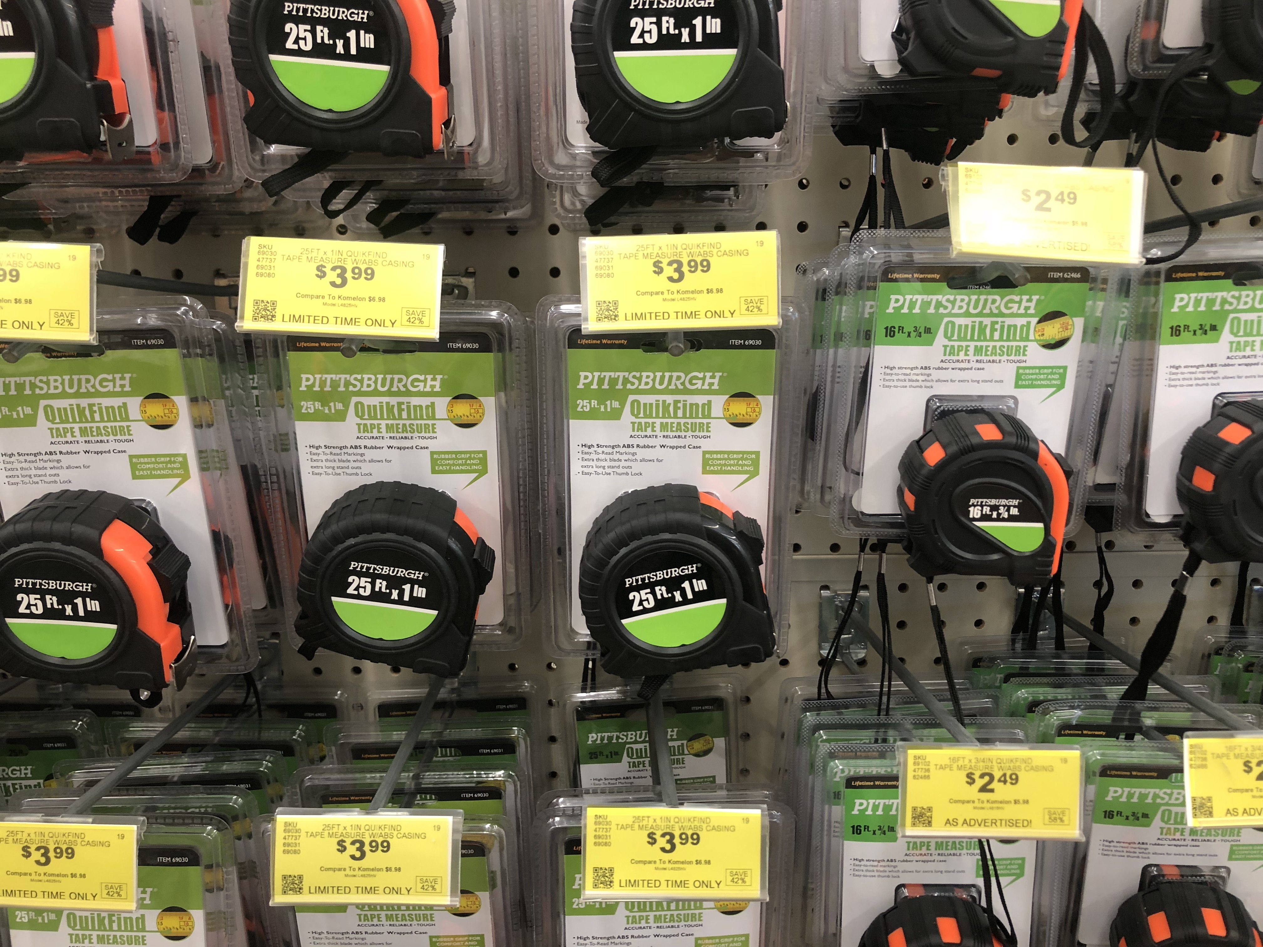 best harbor freight 2018 black friday deals – tape measure