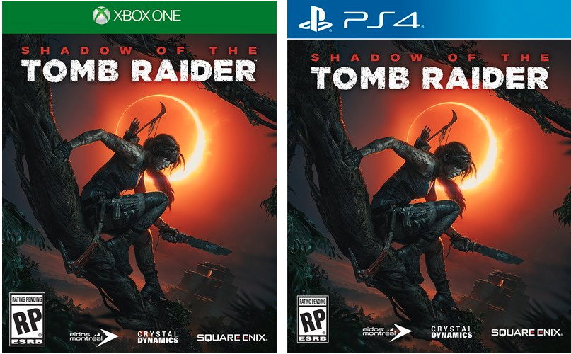 shadow of the tomb raider video game xbox one and ps4