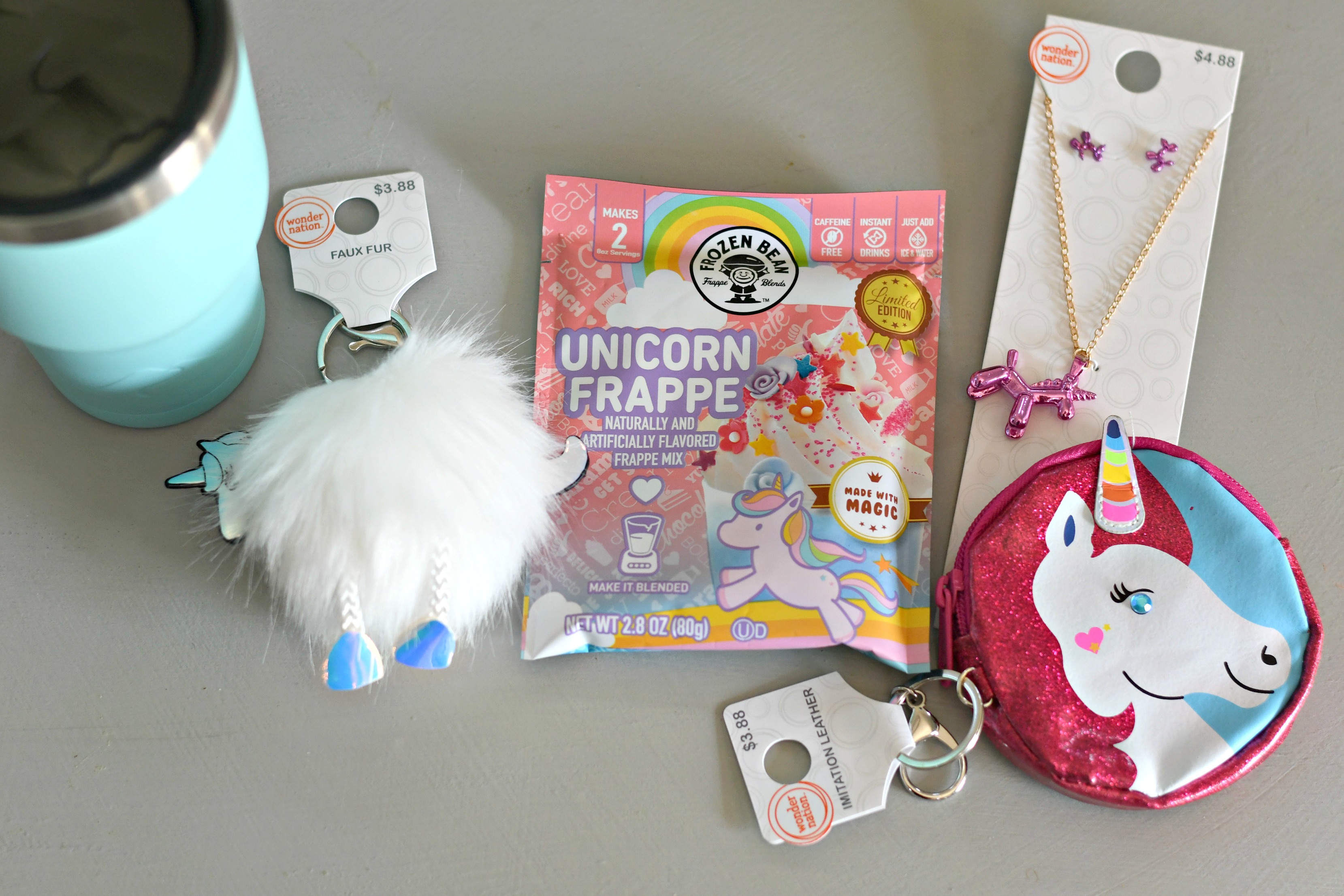 DIY Tumbler Gift basket ideas – Unicorn gift contents