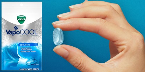 Vicks VapoCOOL Drops 50 Count Bag Only 59¢ Shipped at CVS.com (Regularly $6)