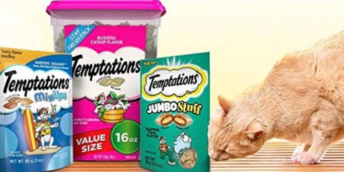 Amazon: Temptations Cat Treats 6-Pack Bags Only $4.78 Shipped (Just 80¢ Each) + More