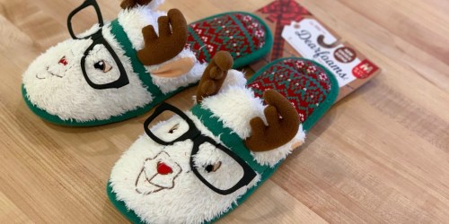 Dearfoams Women’s Holiday Slippers Only $8.49 (Regularly $30) at Kohl’s