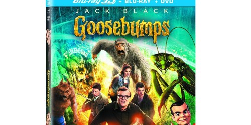 Amazon: Goosebumps 3D Blu-ray + DVD + Digital Copy Combo Only $7.96 Shipped (Regularly $20)