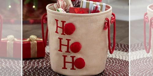 Ho Ho Ho Storage Bin Just $13.98 Shipped + More Holiday Deals