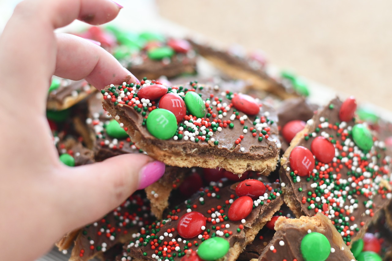 Homemade Christmas Crack closeup