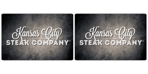 $100 Kansas City Steak Company Gift Card Only $80