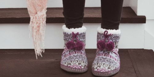 MUK LUKS Women’s Bootie Slippers Just $12.99 Shipped (Regularly $22)