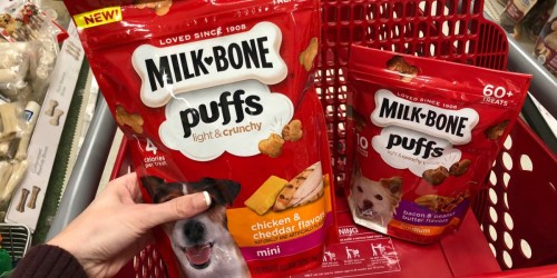 Milk-Bone Puffs Only $1.44 After Cash Back at Target (Just Use Your Phone)