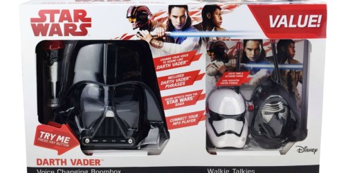 Star Wars Darth Vader Voice Changing Boombox & Walkie Talkies Set Only $12.99 Shipped (Regularly $40)