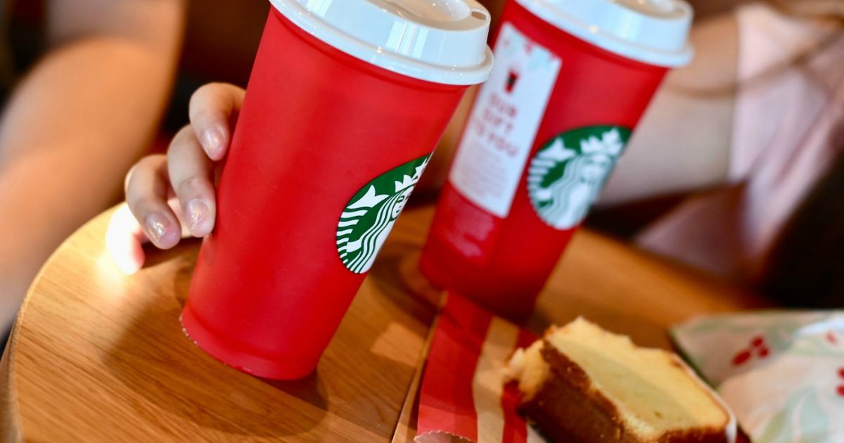 Starbucks red cups