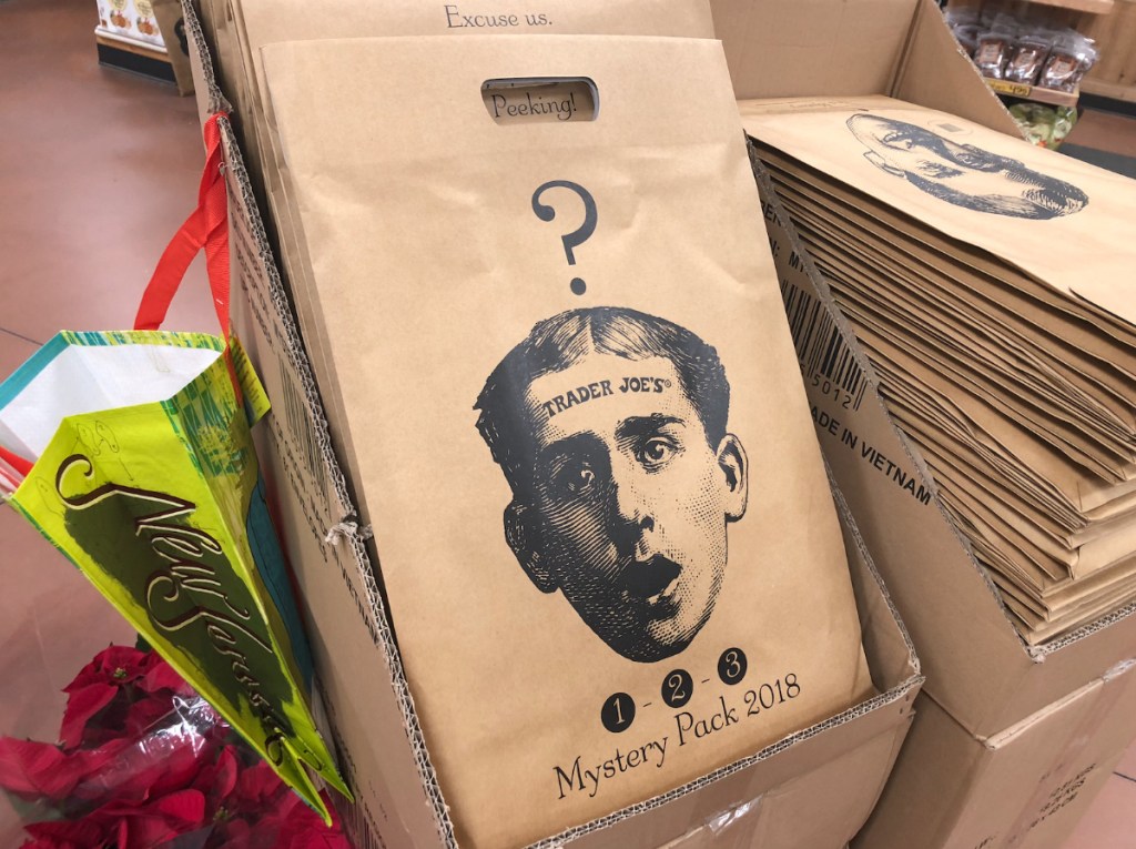 Trader Joe's mystery shopping bags