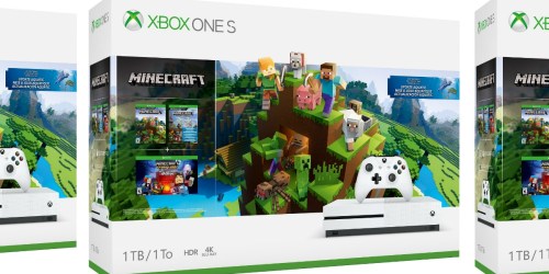 Xbox One S Minecraft Starter Bundle Only $199.99 Shipped (Regularly $300) + Earn $60 Kohl’s Cash